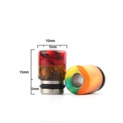 Drip Tip Type #2 Gorgeous Delrin & Stainless 510